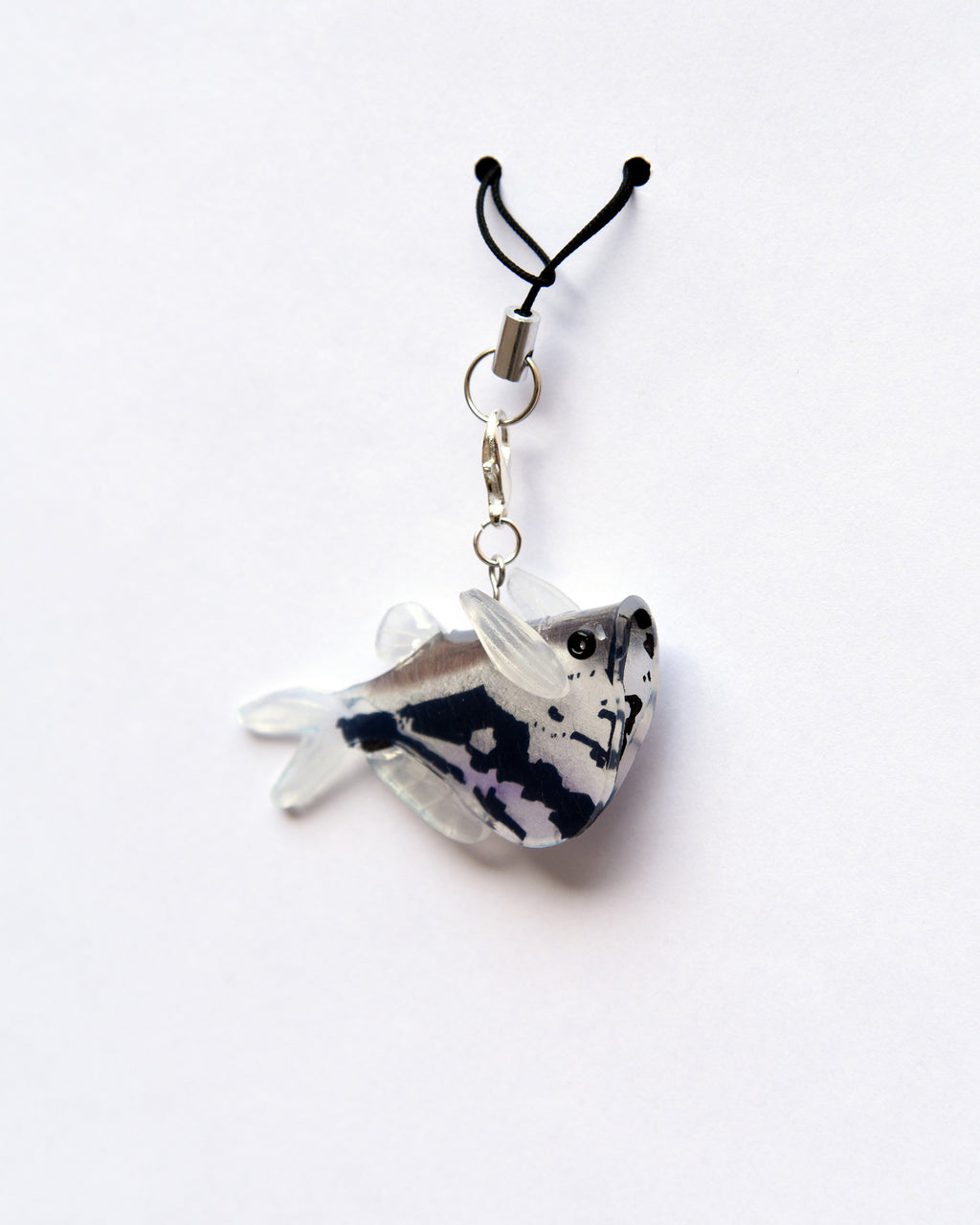 Pez hacha marmoleada charm